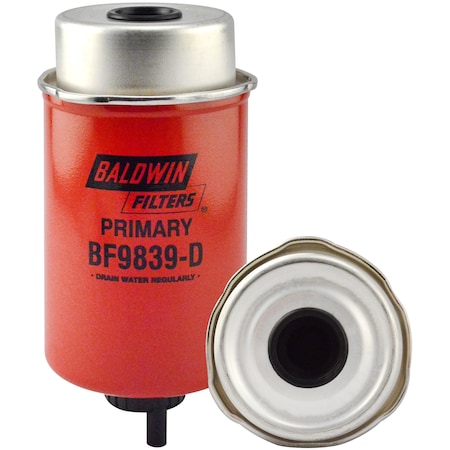 Baldwin Filters Fuel Filter, 6-23/32 x 3-3/16 x 6-23/32In BF9839-D